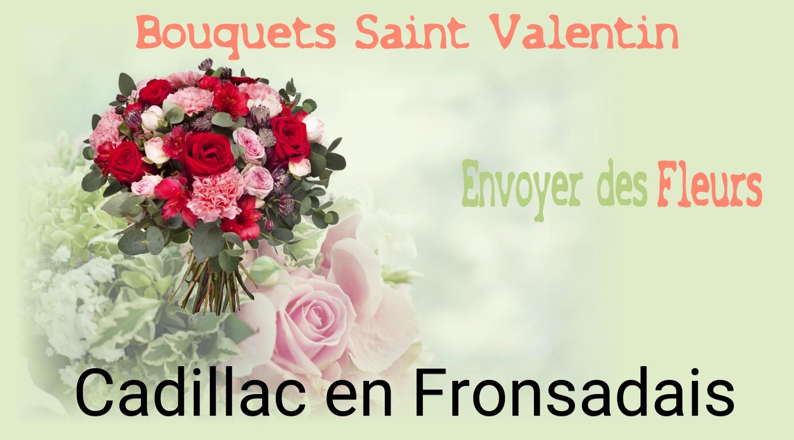 Roses de Saint-Valentin livrées à Cadillac-en-Fronsadais